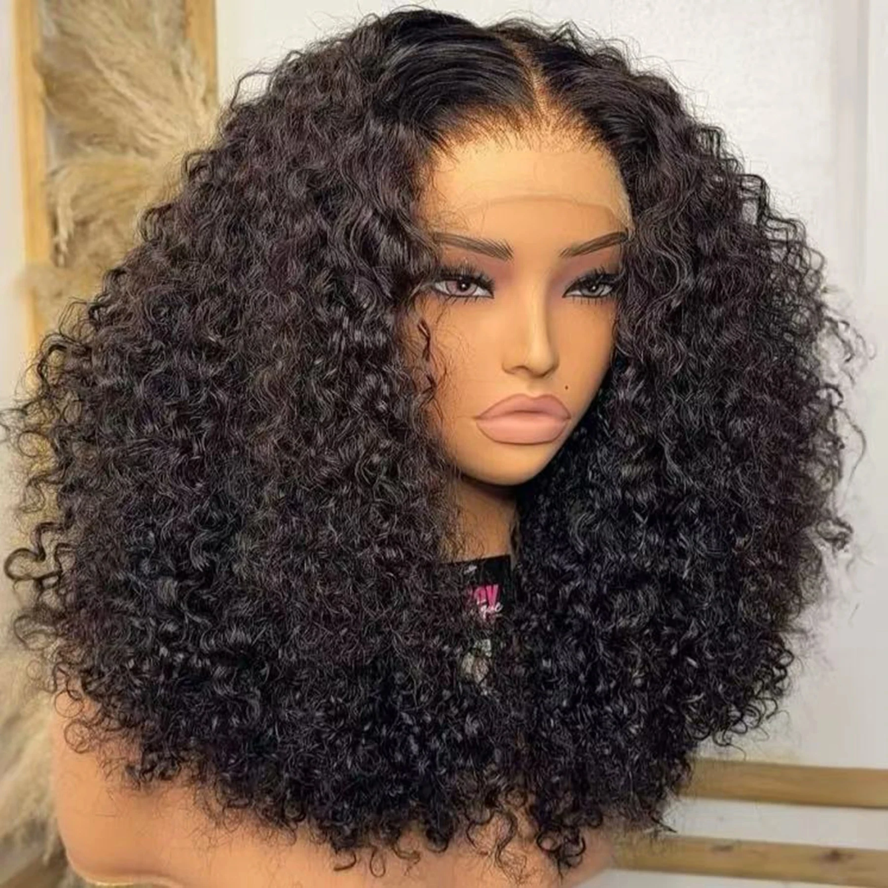 14 16 Inch Curly Deep Wave 13x - огляд і ціна Glueless Wear And Go Human Hair Wig