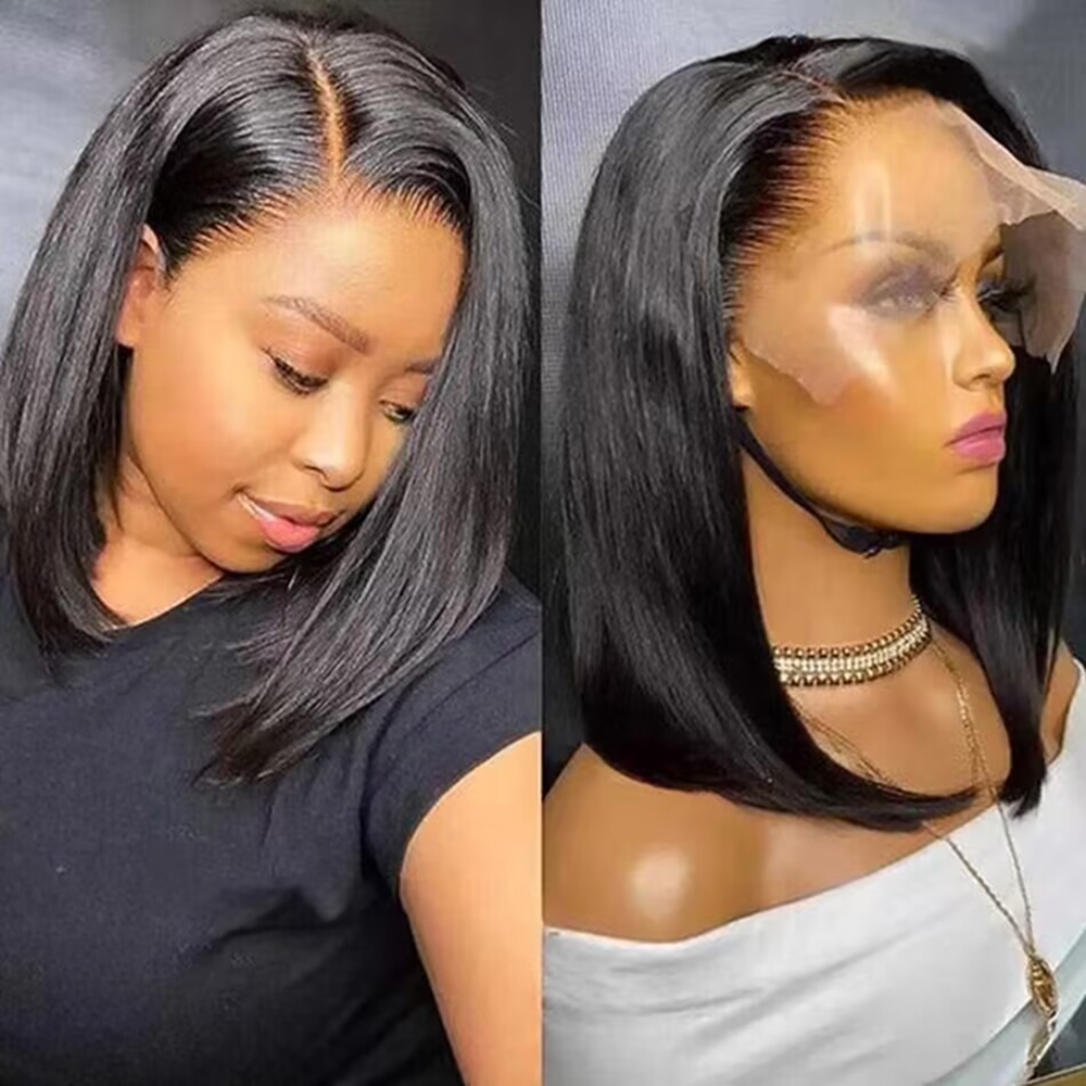 200% Density Bob Wig Human Hai - огляд і ціна Glueless Wear And Go Human Hair Wig